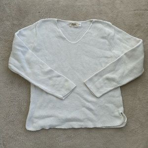 Merrow Knits Flora Made in New England V Neck Sweater